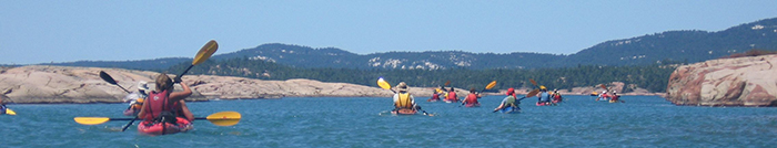 Kayaking Georgian Bay